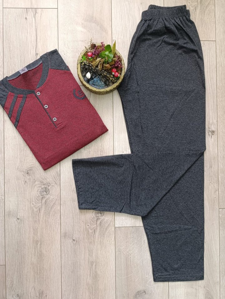 Erkek Uzun Kol Pijama Takımı - Görsel 2