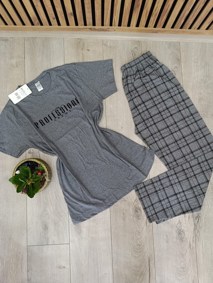 Erkek Kısa Kollu Pijama Takımı - Görsel 3