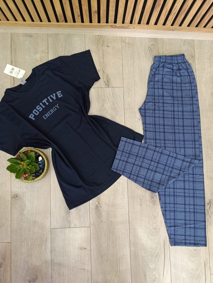 Erkek Kısa Kollu Pijama Takımı - Görsel 3