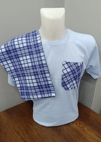 Diger Erkek Mavi Kısa Kollu Pijama Takımı - Görsel 4