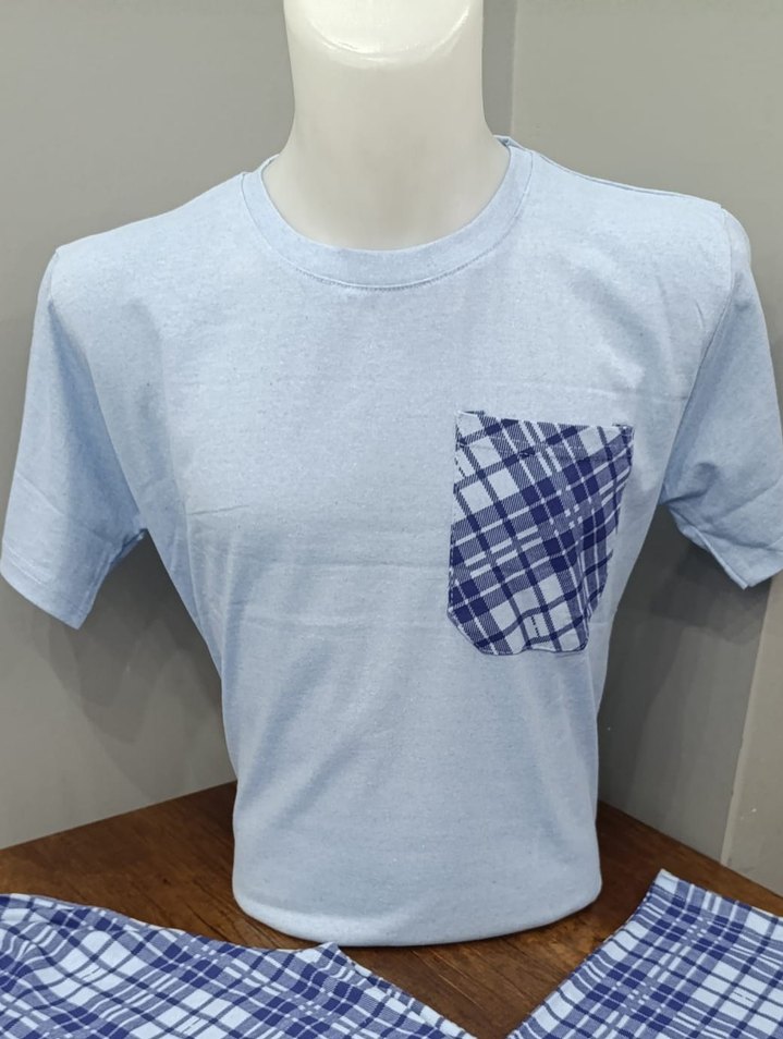 Diger Erkek Mavi Kısa Kollu Pijama Takımı - Görsel 3