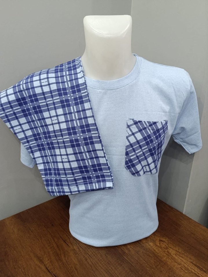 Diger Erkek Mavi Kısa Kollu Pijama Takımı - Görsel 4