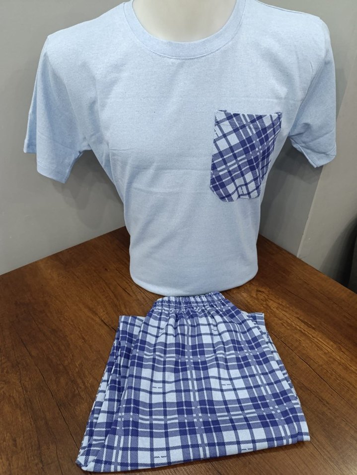 Diger Erkek Mavi Kısa Kollu Pijama Takımı - Görsel 5