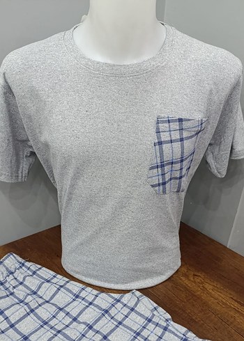 Cepli Erkek Kısa Kollu Pijama Takımı - Görsel 3