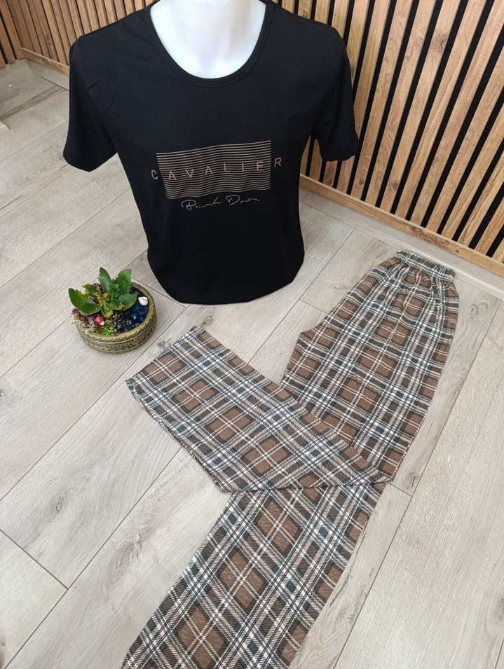 Erkek Kısa Kol PiJaMa TaKıMı - Görsel 2