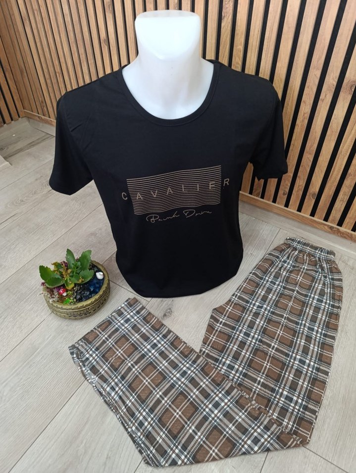 Erkek Kısa Kol PiJaMa TaKıMı - Görsel 3