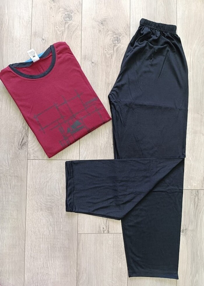 Erkek Uzun Kollu Pijama Takımı  - Görsel 3