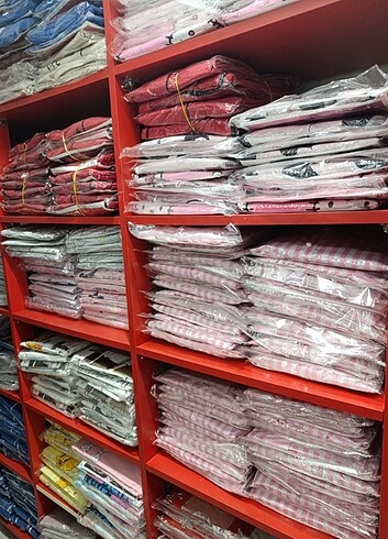 Uzun Kollu Önden Düğmeli Pijama Takımı - Görsel 5