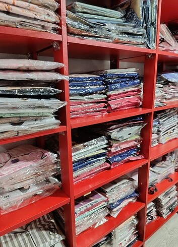 Uzun Kollu Önden Düğmeli Pijama Takımı - Görsel 6