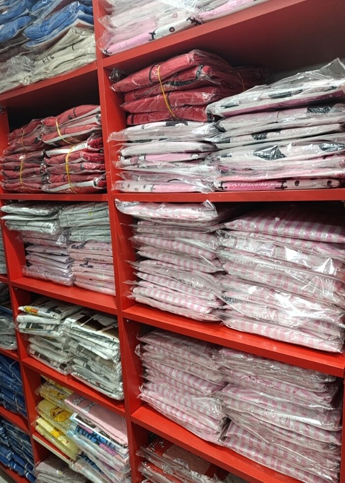 Uzun Kollu Önden Düğmeli Pijama Takımı - Görsel 5