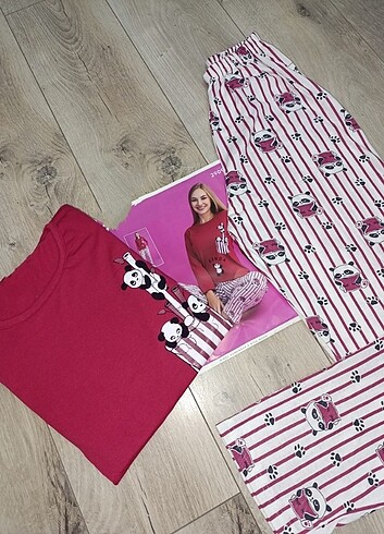 Bayan Uzun Kollu Pijama Takımı 