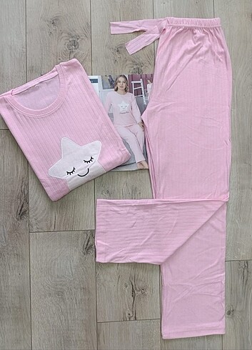 m Beden Bayan İnterlok Pijama Takımı