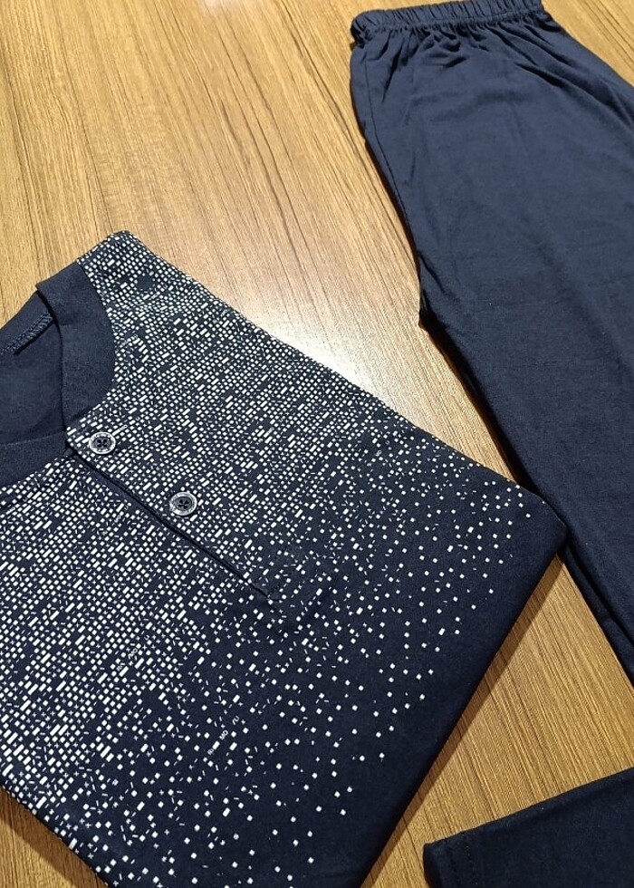 Erkek Uzun Kol Pijama Takımı - Görsel 3