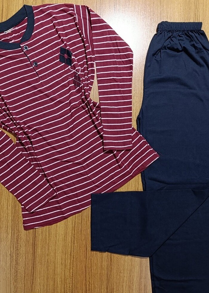 Erkek Uzun Kol Pijama Takımı - Görsel 3