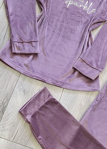 xxl Beden Fransız Kadife Pijama Takımı