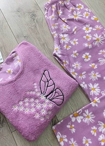 PELUŞ &POLAR PİJAMA TAKIMI 