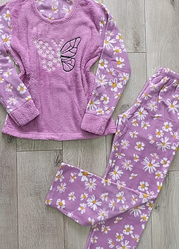 xl Beden PELUŞ &POLAR PİJAMA TAKIMI