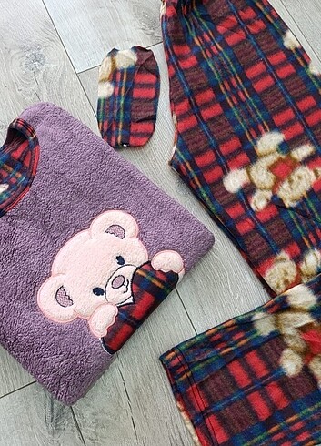 PELUŞ & POLAR PİJAMA TAKIMI 