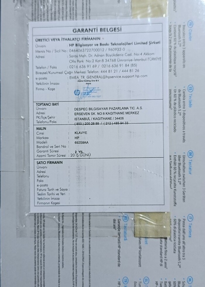 Hp

HP 350 692S8AA Siyah Compact Bluetooth Klavye

 - Görsel 4