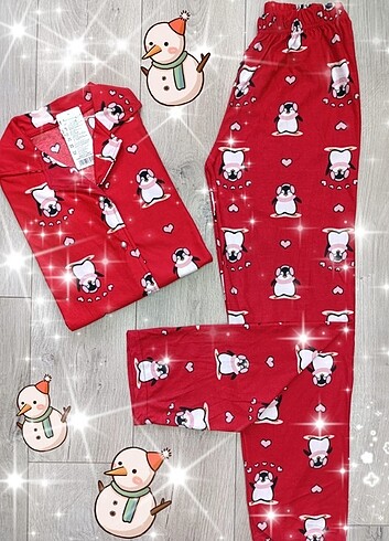 Uzun Kol Önden Düğmeli Pijama Takımı