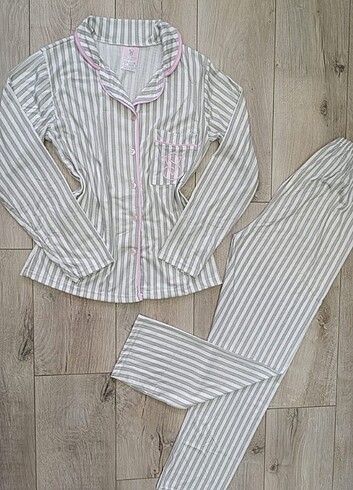 xl Beden gri Renk Victoria's Secret Pijama Takımı