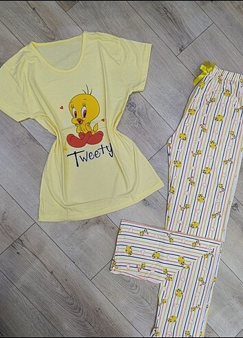 xl Beden Bayan Kısa Kol Pijama Takımı