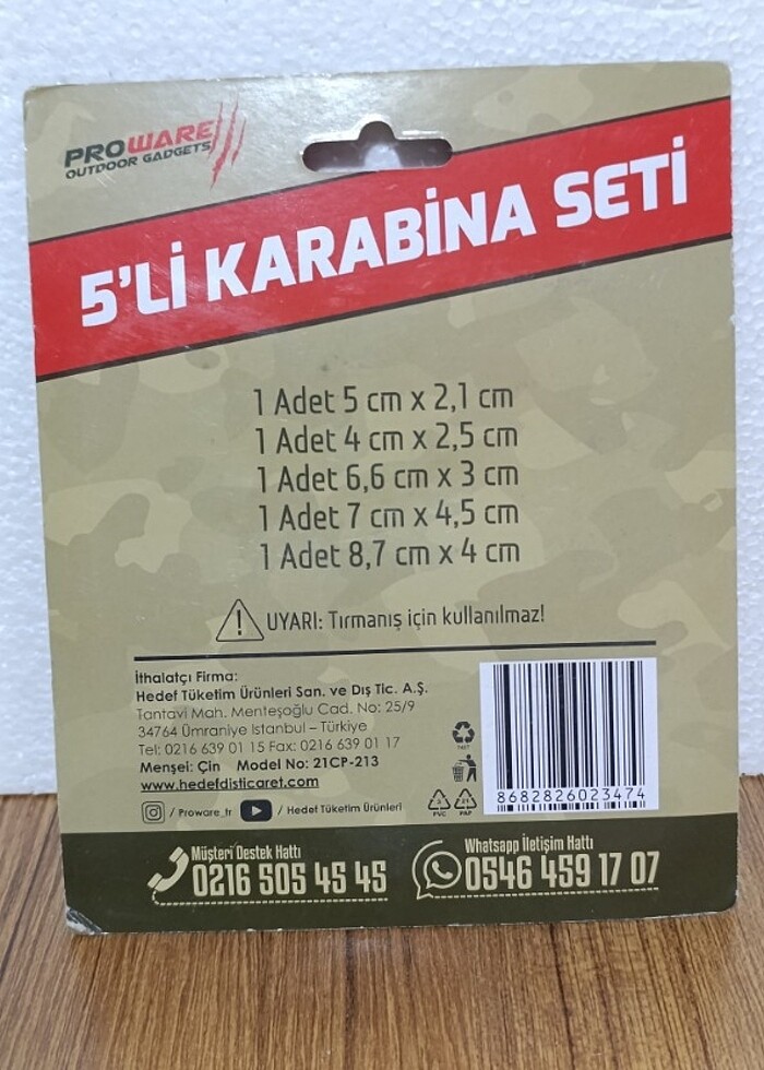 KARABİNA SET  - Görsel 2