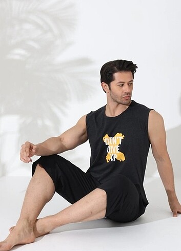 ERKEK KAPRİ PİJAMA TAKIMI - Görsel 5