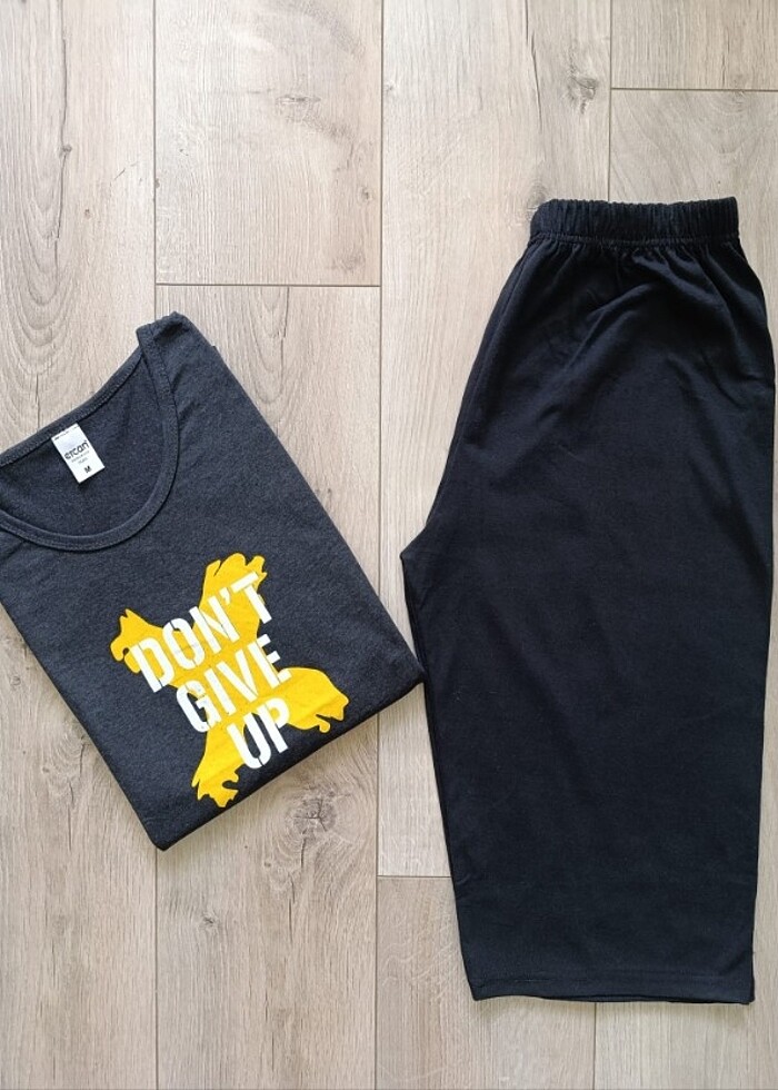 ERKEK KAPRİ PİJAMA TAKIMI  - Görsel 2