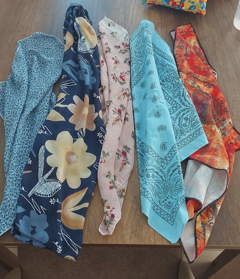 Çok renkli kadın fular... - Görsel 2