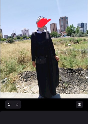 Bebe Yaka Tesettür Elbise