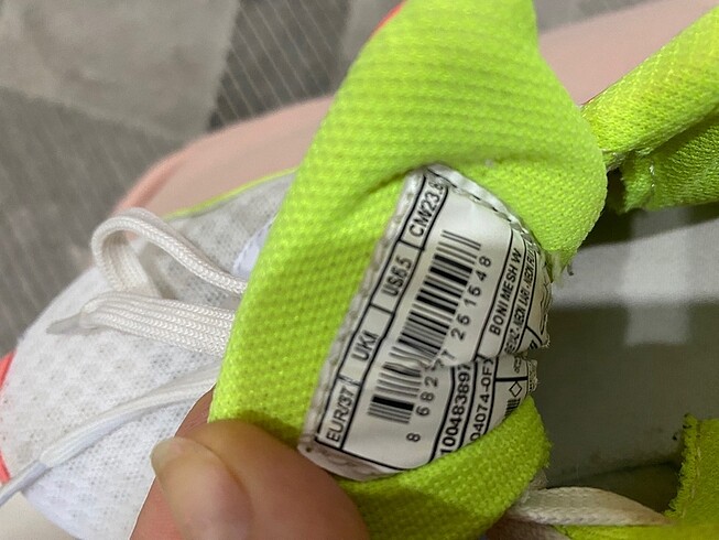 37 Beden beyaz Renk Kinetiks spor ayakkabı