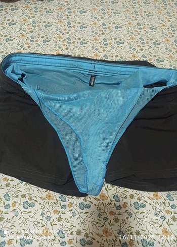 Siyah Erkek Mini Yüzme Şortu - Görsel 2