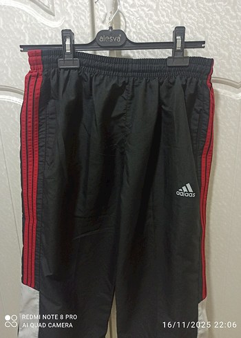 Siyah Kızaklı Adidas Eşofman Altı - Görsel 3