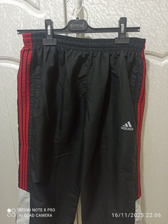 Siyah Kızaklı Adidas Eşofman Altı - Görsel 3