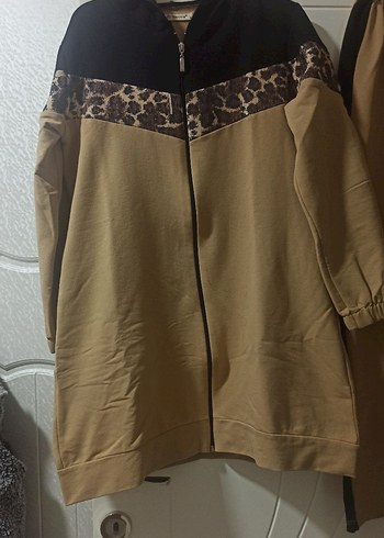 Kadın Kahverengi Uzun Fermuarlı Eşofman Takımı - Görsel 2