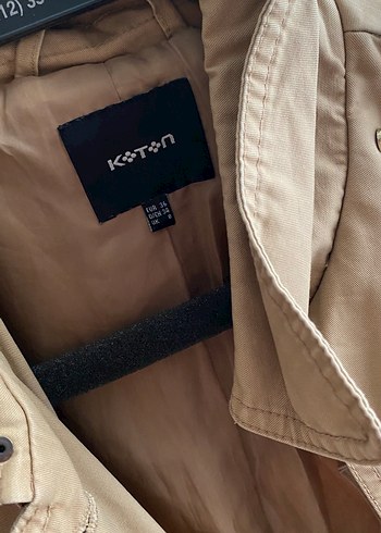 Bej Düğmeli Midi Trençkot - Görsel 2