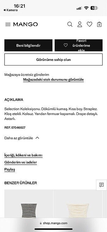 Mango şık elbise - Görsel 5