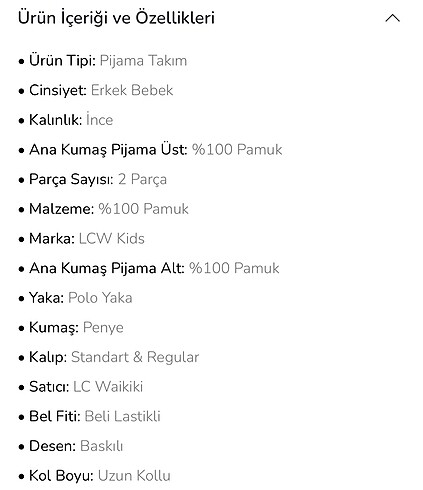 4 Yaş Beden çeşitli Renk Lcw 4/5 yaş pijama