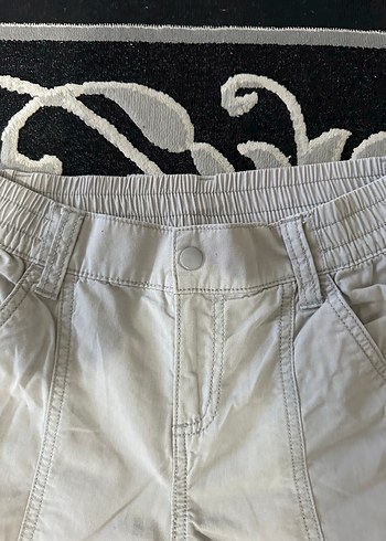 Kadın Gri Kargo Rahat Pantolon - Görsel 2