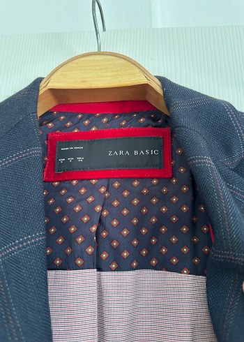 Kadın Gri Ekose Düğmeli Ofis Blazeri - Görsel 3