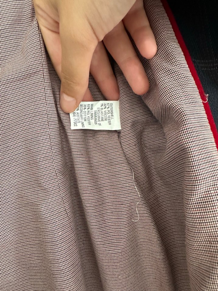 Kadın Gri Ekose Düğmeli Ofis Blazeri - Görsel 5