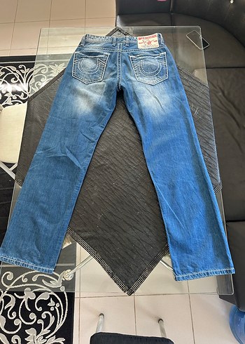 True Religion Mavi Denim Sokak Stili Jean - Görsel 7