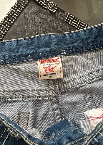 True Religion Mavi Denim Sokak Stili Jean - Görsel 5