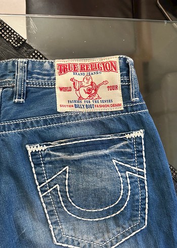 True Religion Mavi Denim Sokak Stili Jean - Görsel 2