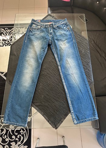 True Religion Mavi Denim Sokak Stili Jean - Görsel 3
