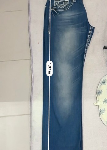 True Religion Mavi Denim Sokak Stili Jean - Görsel 12