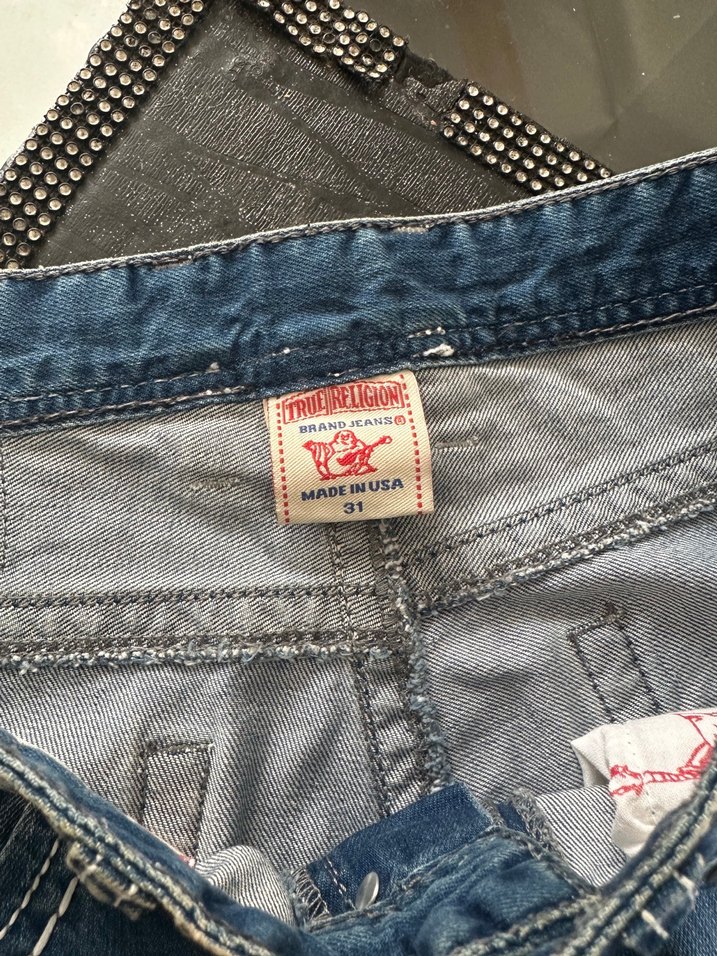 True Religion Mavi Denim Sokak Stili Jean - Görsel 5
