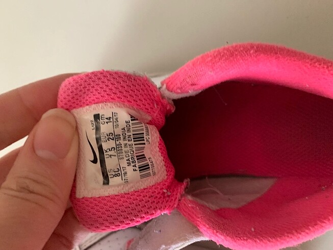 24 Beden beyaz Renk Kız bebek spor ayakkabı