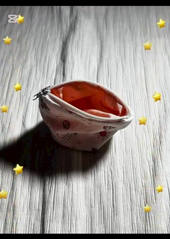 Renkli Baskılı Kadın Makyaj Çantası - Görsel 9